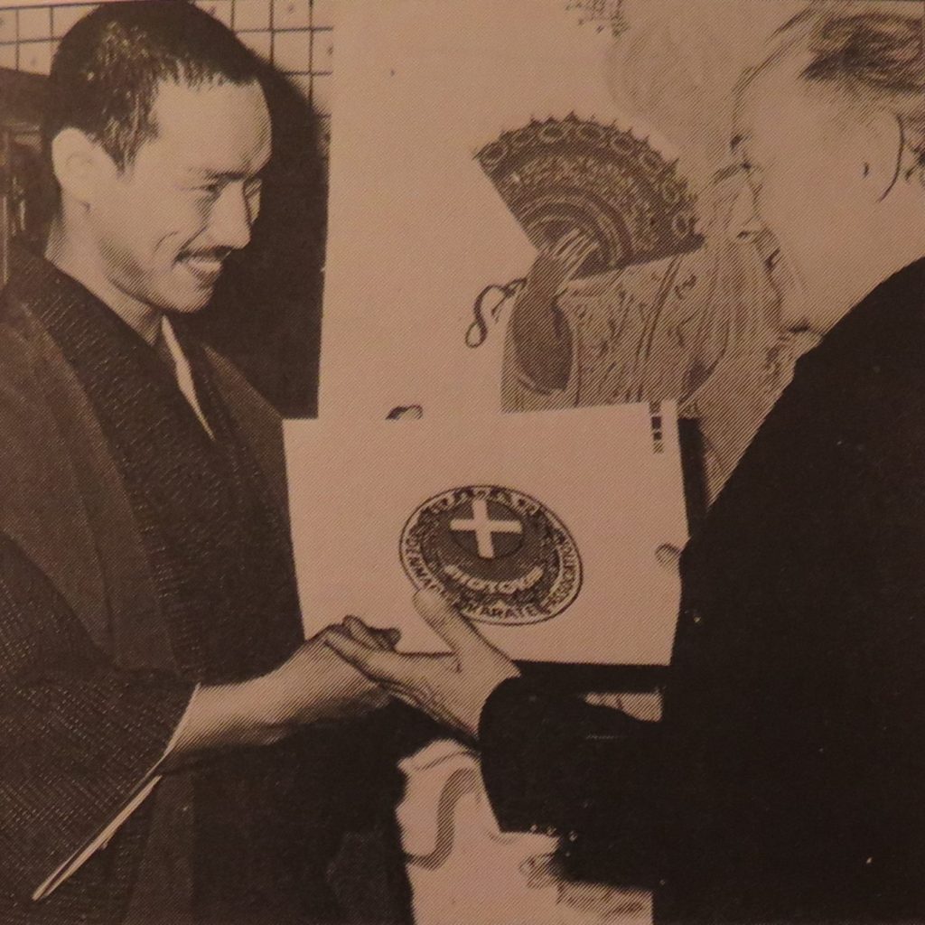 Tanaka sensei her med Bjørn Wiinblad