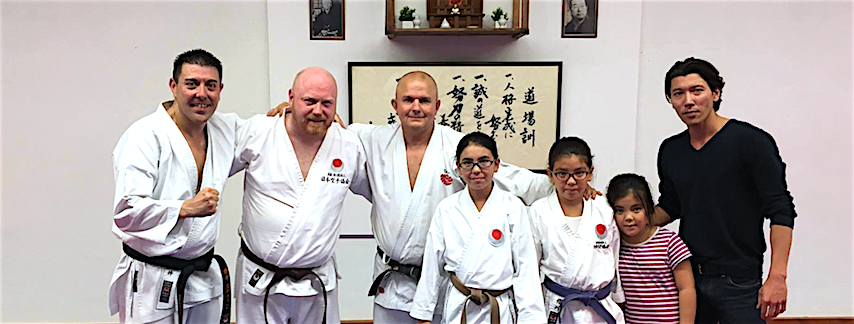 Besøg fra Tokyo og Berlin i Taifu Karate Dojo