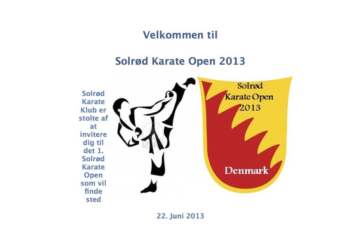 Solrød Karate Open 2013