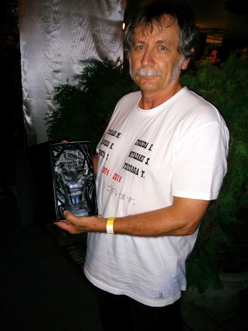 Netuggya Senki sensei received a trophy for his hard work with jka karate in Hungary. Congratulations 