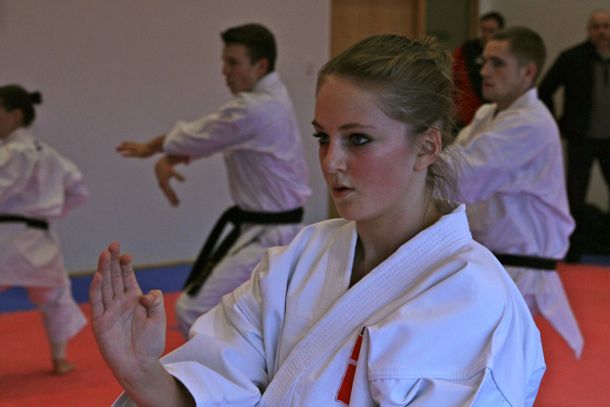 Landsholdstræning i Dansk Karate Forbund